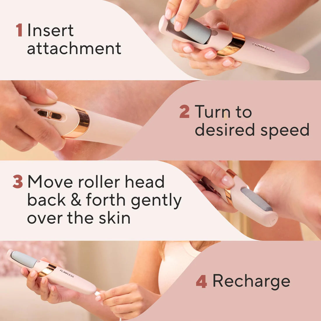 Flawless Pedi Electronic Tool File and Callus Remover